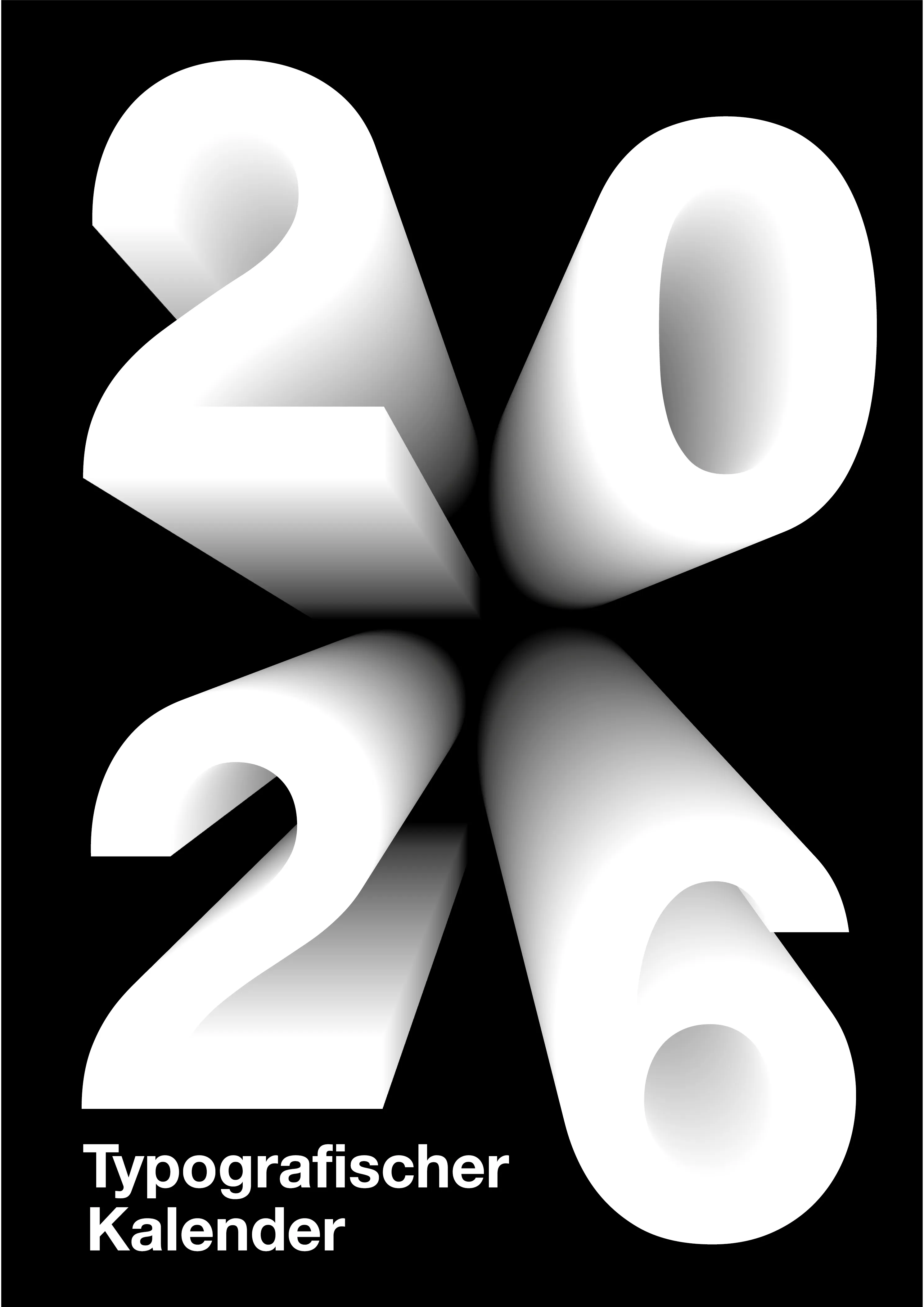 Typographischer Kalender - Cover