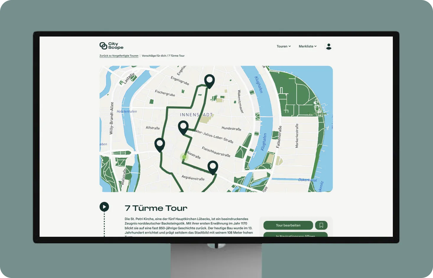 CityScope — Projekt von Kjell Behrends, Ansicht 1