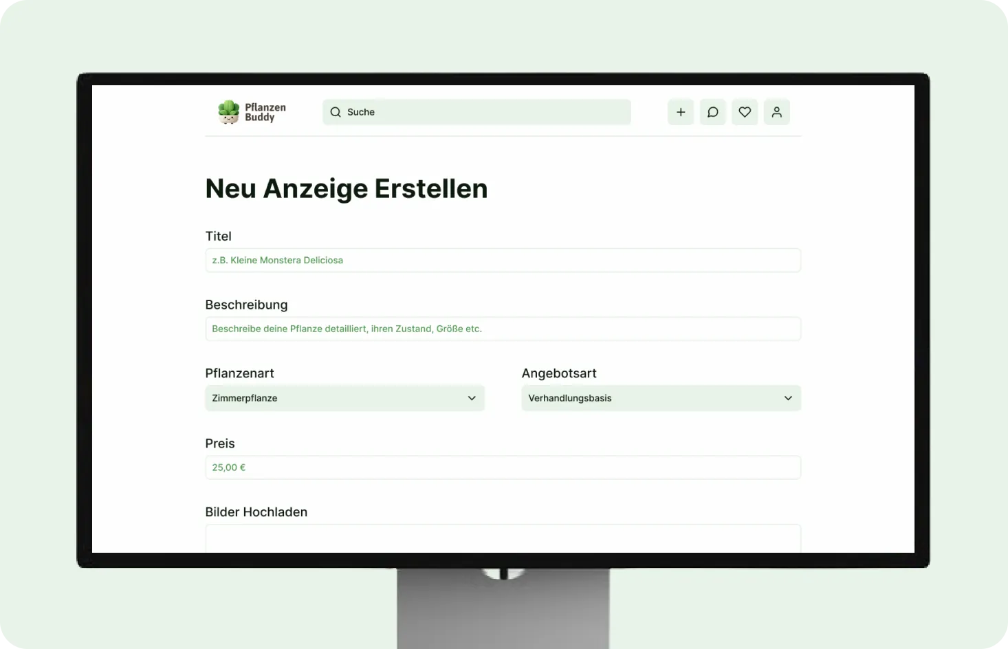 Pflanzen-Buddy — Projekt von Kjell Behrends, Ansicht 2