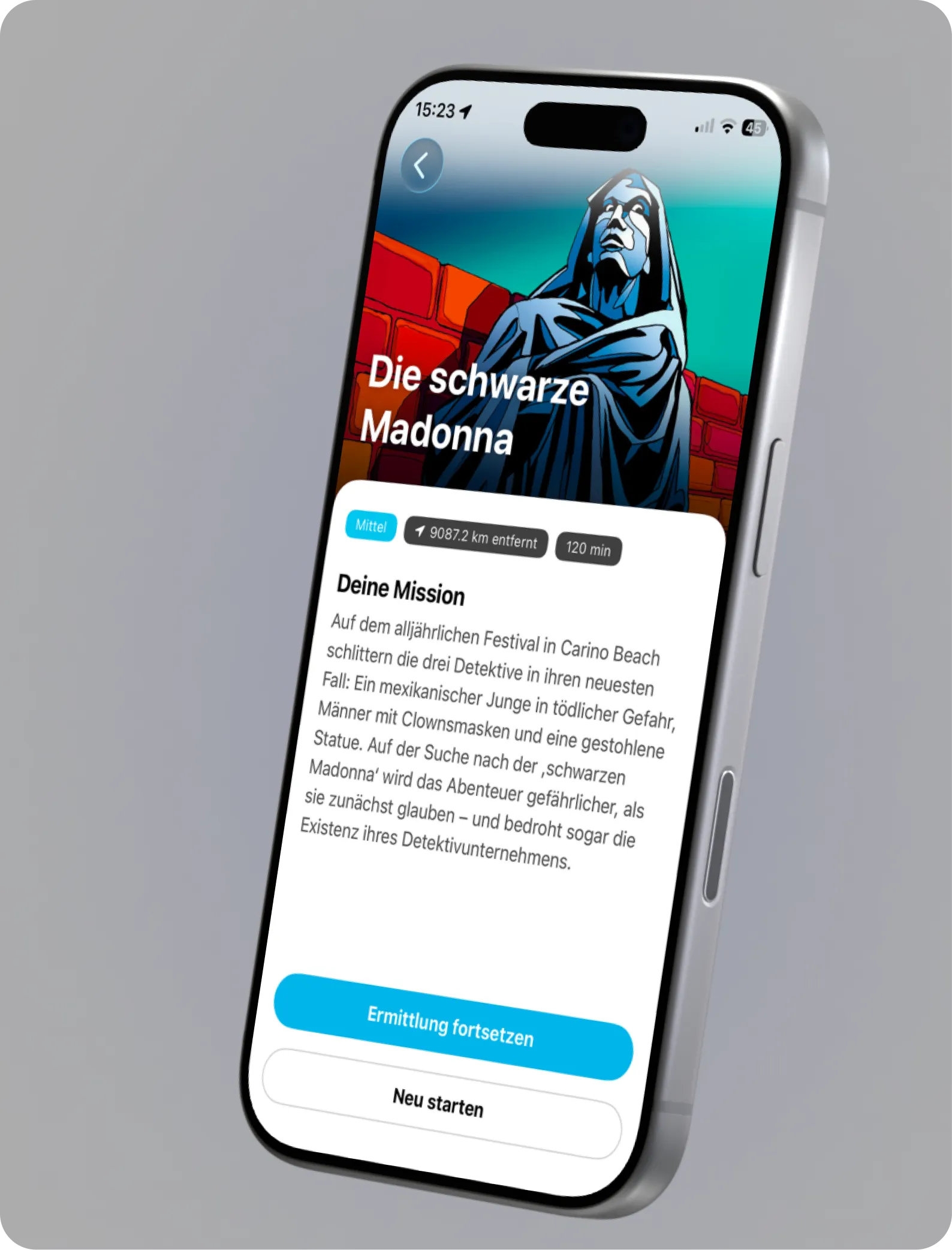 Fallakte - Rätsel App — Projekt von Kjell Behrends, Ansicht 2