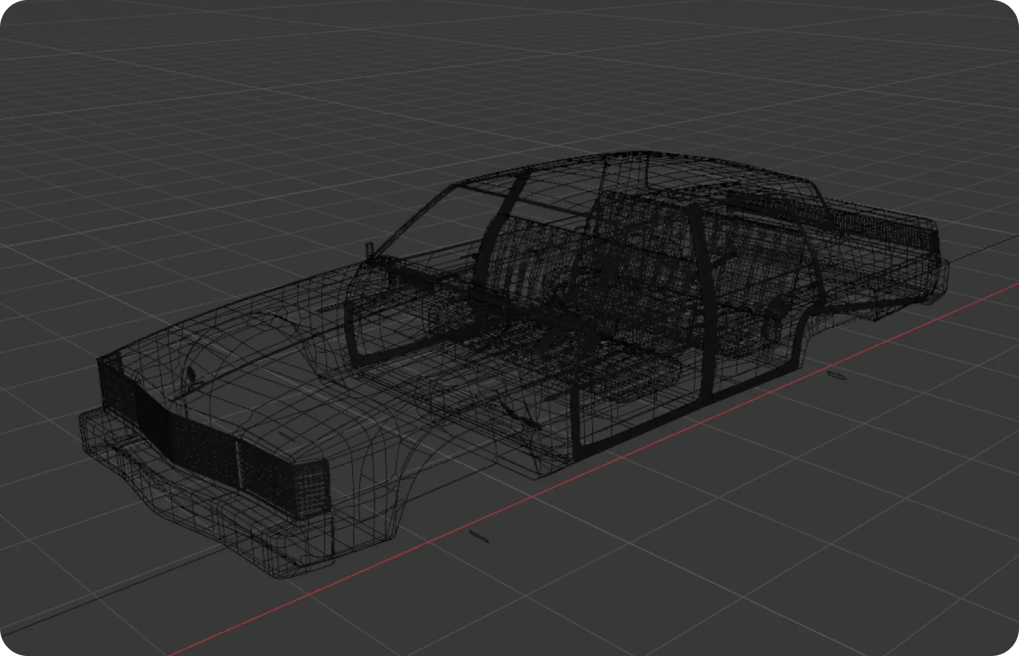 Auto Model — Projekt von Kjell Behrends, Hauptansicht